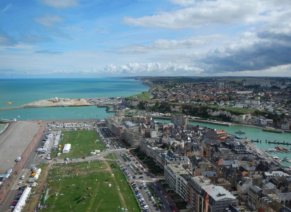 L'Horizon Bleu - Vue Panoramique & Proche Plage - Espace & Confort Apartment Dieppe Exterior photo